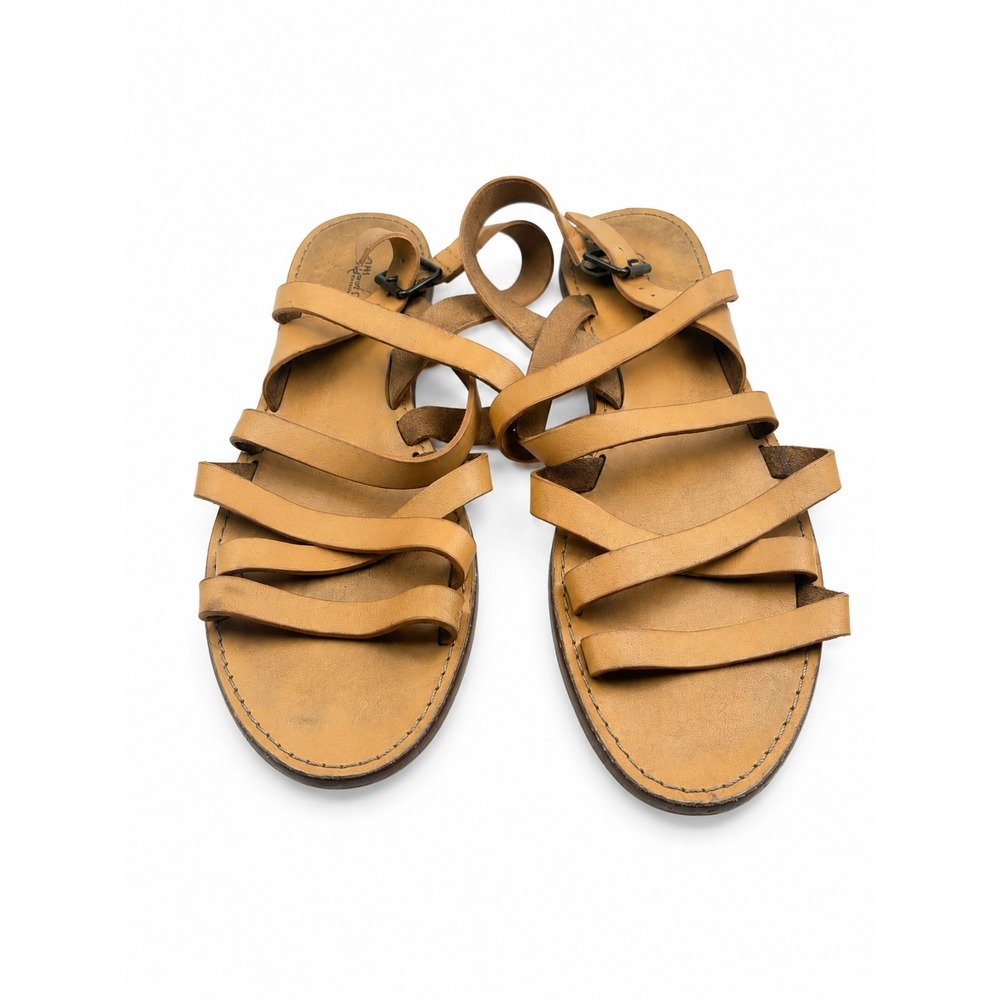 Madewell Vintage Y2K Strappy Leather Gladiator Sandals Women's Size 9.5